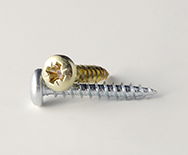 DIN 7505B Domborúfejű, faforgácslap csavar, Acél, Horganyzott, 6x80 termék fő termékképe