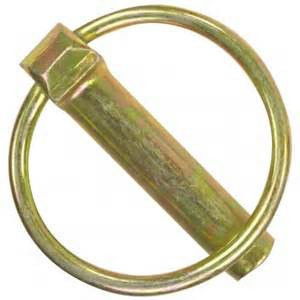 DIN 11023 Tengelyrögzítő csap, Acél, Sárga horganyzott, 4,5x42 termék fő termékképe