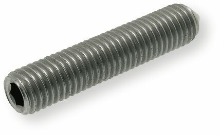 DIN 914 Belső kulcsnyilású hernyócsavar kúpos véggel, 45H, Natúr, M 16x40 termék fő termékképe