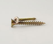 DIN 7505 Süllyesztettfejű, faforgácslap csavar, Acél, Sárga horganyzott, 6x120 Torx termék fő termékképe